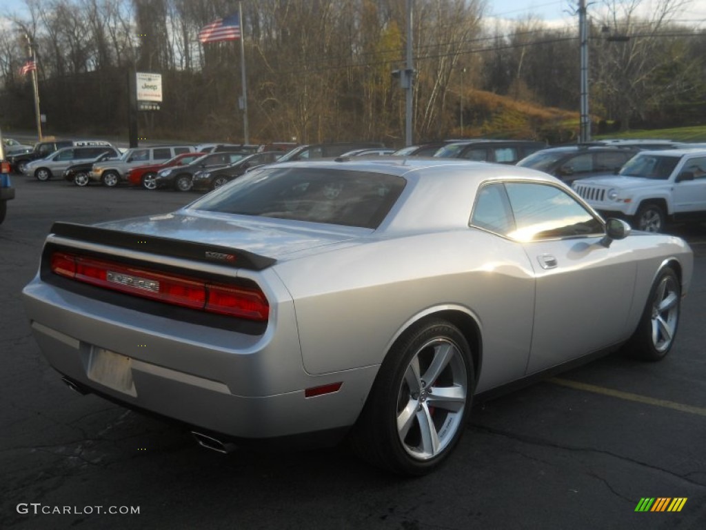 2009 Challenger SRT8 - Bright Silver Metallic / Dark Slate Gray photo #2