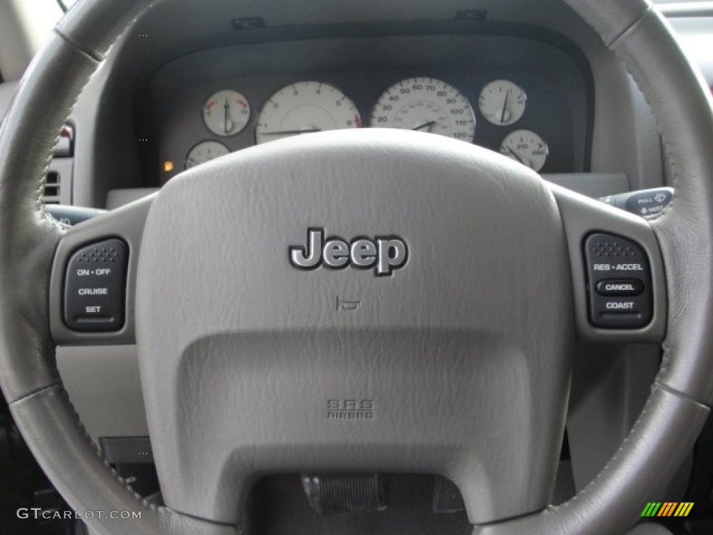 2002 Grand Cherokee Limited 4x4 - Black / Taupe photo #19