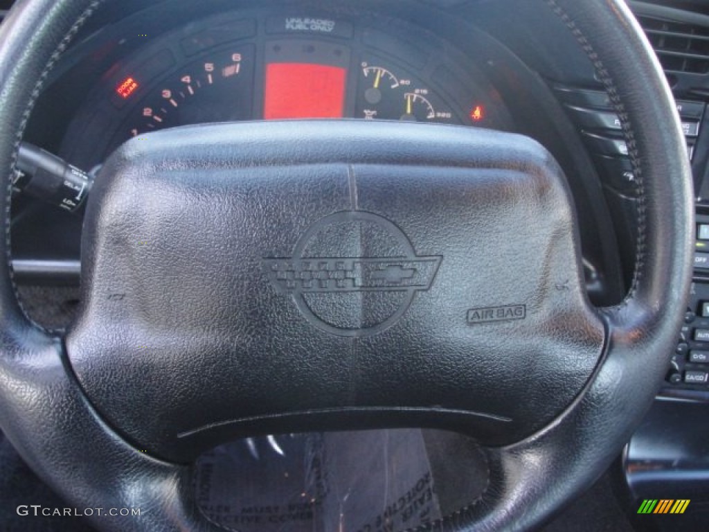 1995 Chevrolet Corvette Coupe Black Steering Wheel Photo #56988634