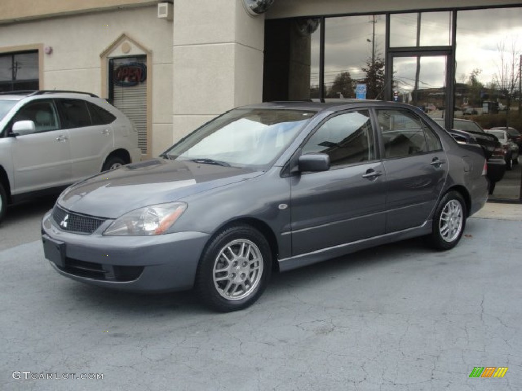 2006 Lancer OZ Rally - Graphite Gray Pearl / Black photo #3