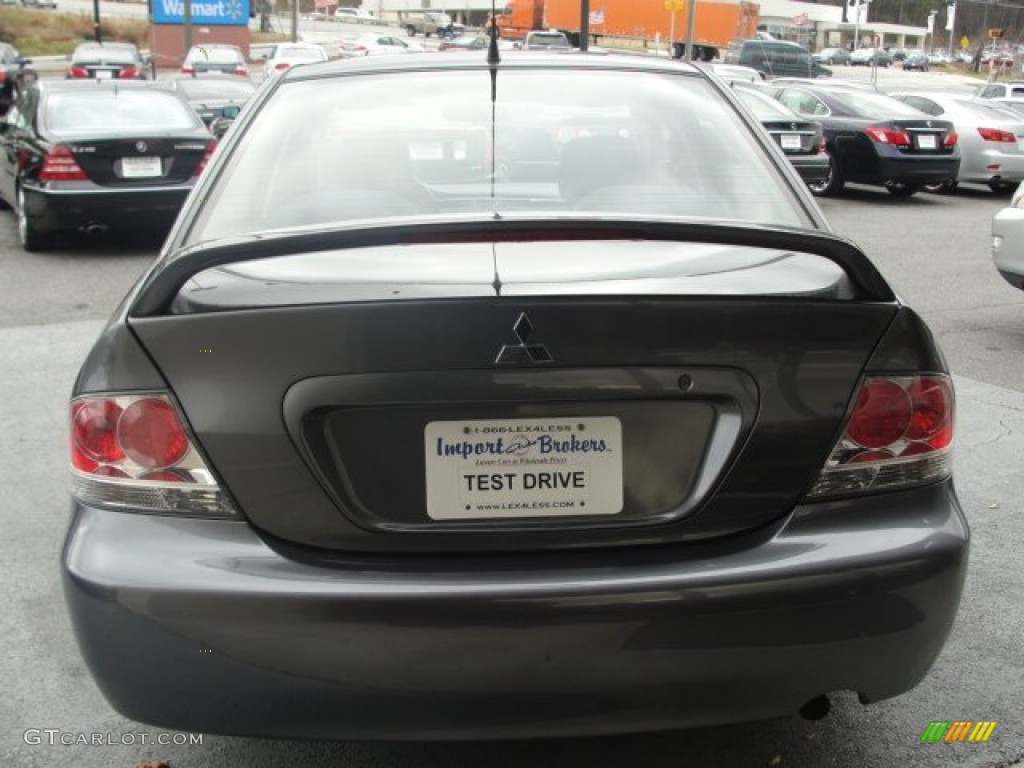 2006 Lancer OZ Rally - Graphite Gray Pearl / Black photo #9