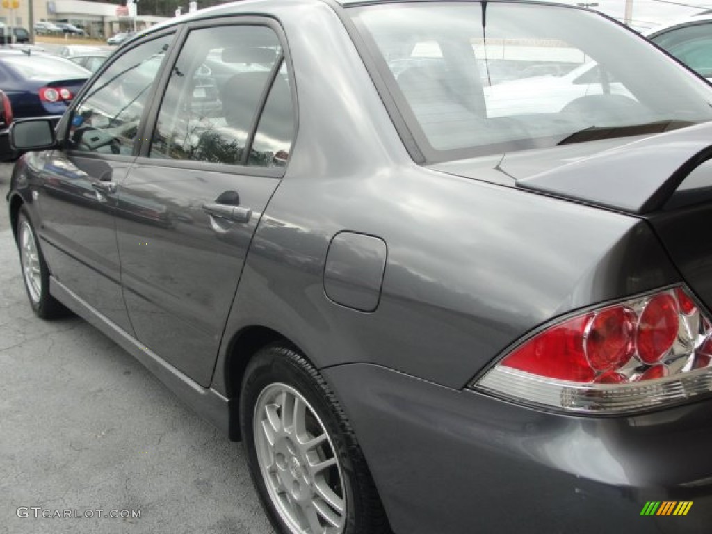 2006 Lancer OZ Rally - Graphite Gray Pearl / Black photo #10