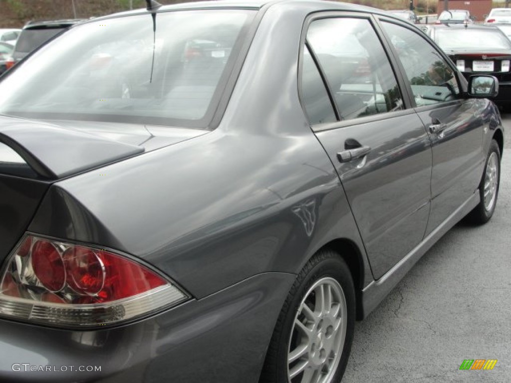 2006 Lancer OZ Rally - Graphite Gray Pearl / Black photo #11