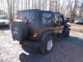 2010 Natural Green Pearl Jeep Wrangler Unlimited Sport 4x4  photo #7