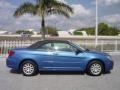 2008 Marathon Blue Pearl Chrysler Sebring LX Convertible  photo #7