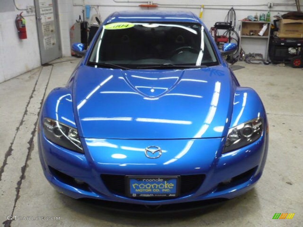 2004 RX-8 Sport - Winning Blue Metallic / Black photo #2