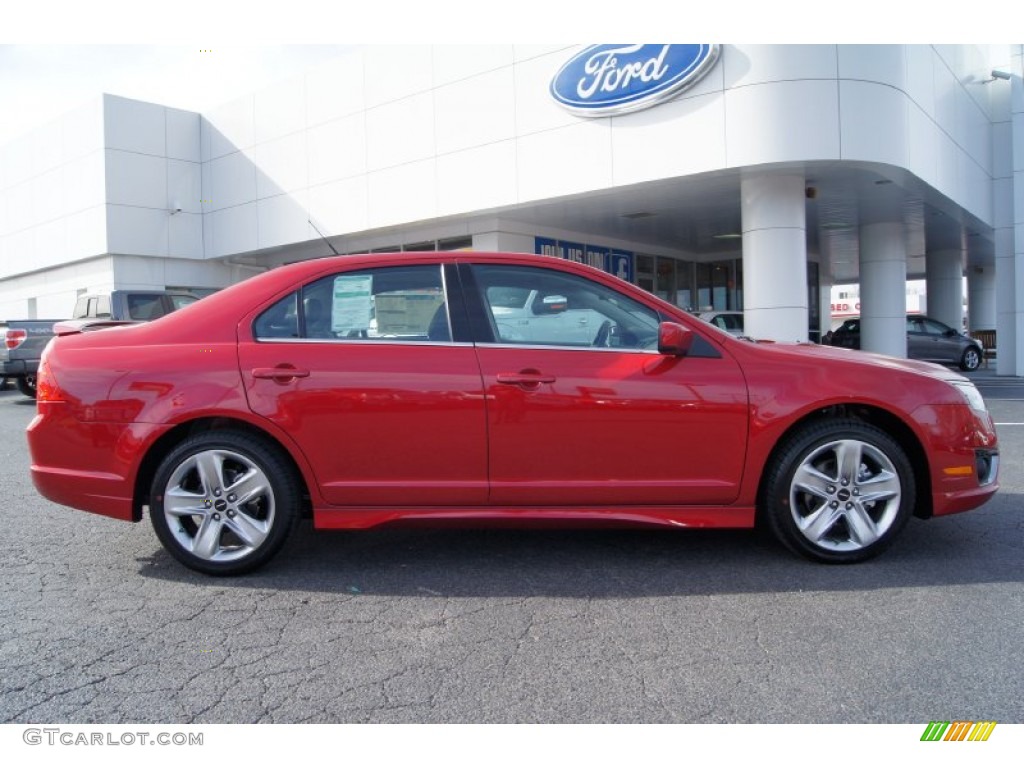 Red Candy Metallic 2012 Ford Fusion Sport Exterior Photo #56991710