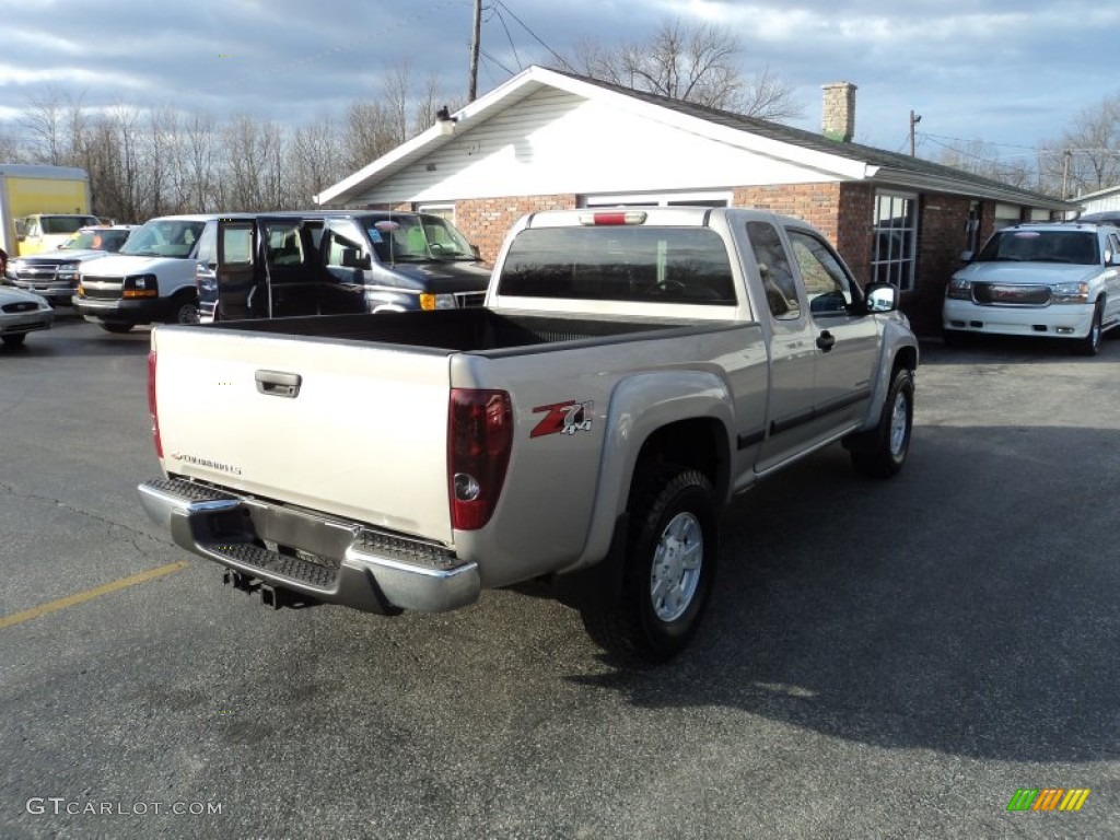 2004 Colorado Z71 Extended Cab 4x4 - Silver Birch Metallic / Sport Pewter photo #3