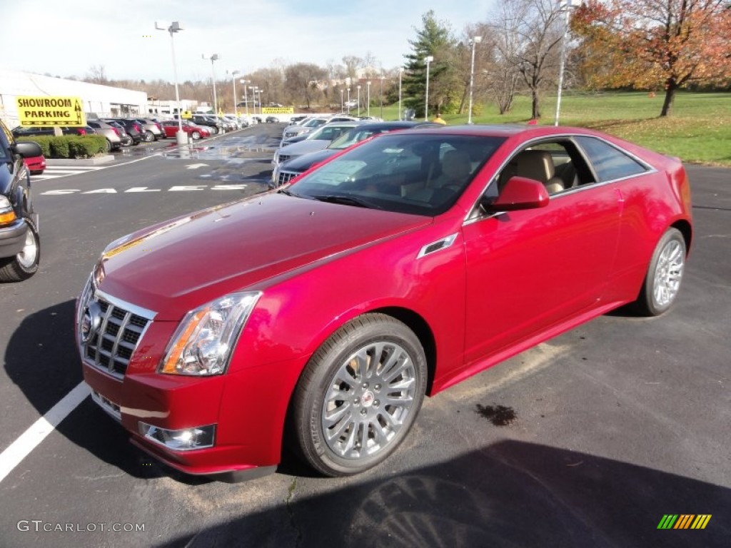 Crystal Red Tintcoat 2012 Cadillac CTS 4 AWD Coupe Exterior Photo #56992290