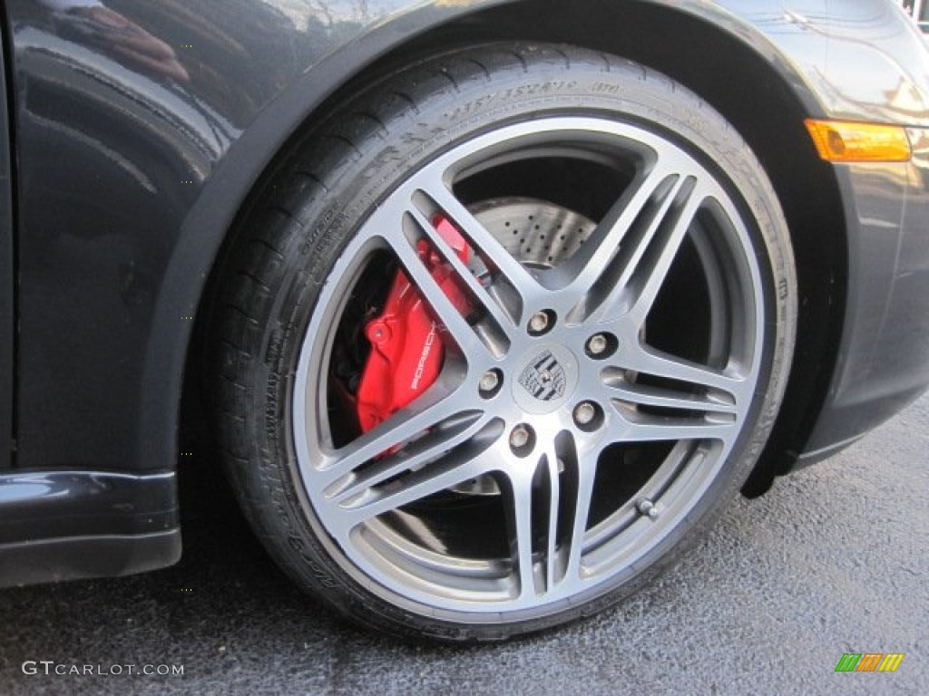 2008 911 Carrera 4S Coupe - Atlas Grey Metallic / Black photo #11