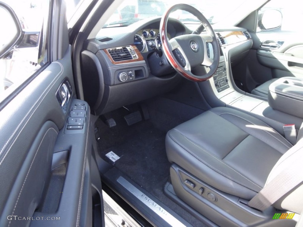 Ebony/Ebony Interior 2012 Cadillac Escalade Platinum AWD Photo #56992735