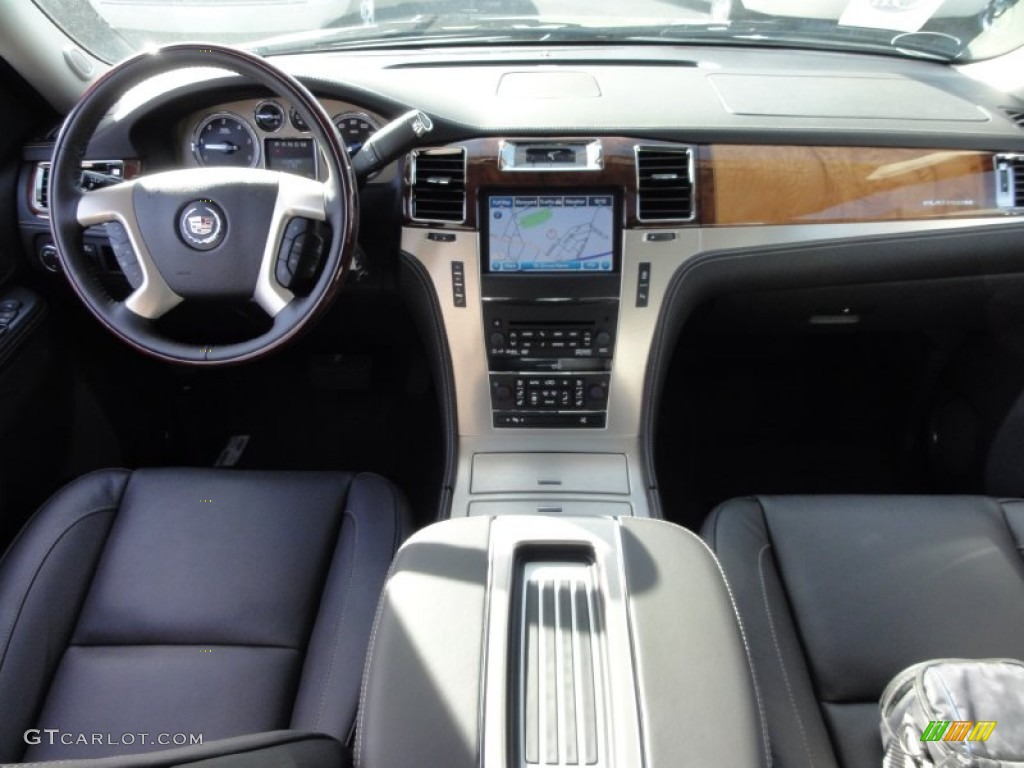 2012 Cadillac Escalade Platinum AWD Ebony/Ebony Dashboard Photo #56992769