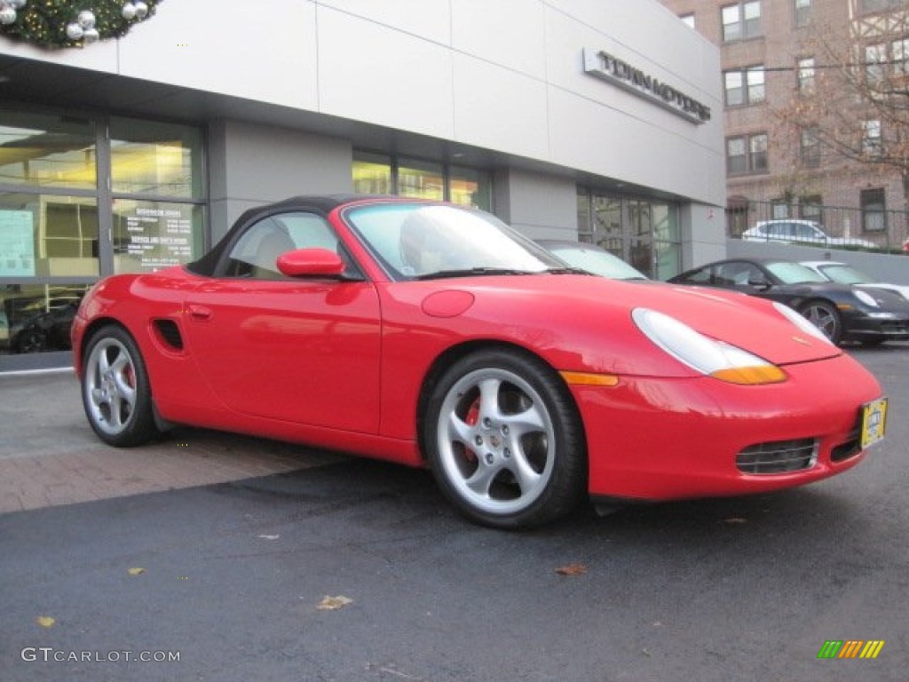 2000 Boxster S - Guards Red / Savanna Beige photo #1