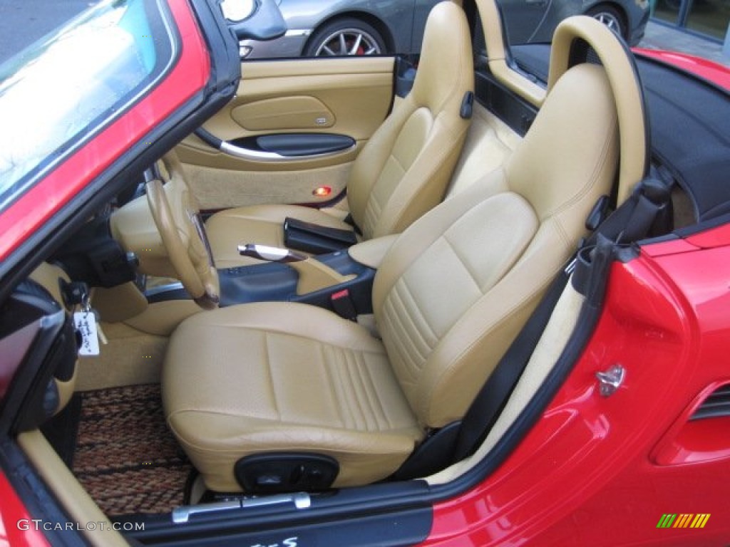 2000 Boxster S - Guards Red / Savanna Beige photo #6