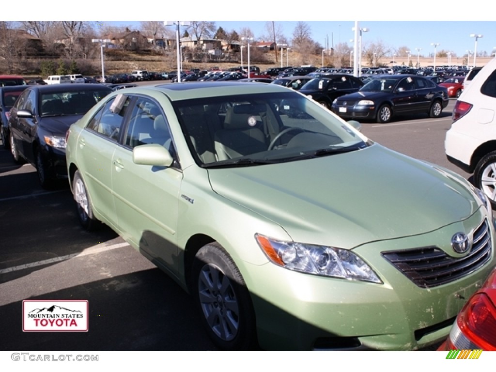 2009 Camry Hybrid - Jasper Pearl / Bisque photo #1