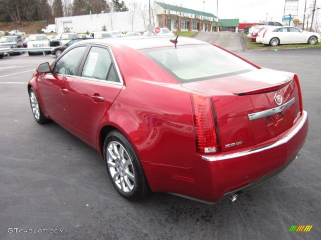 Crystal Red 2008 Cadillac CTS 4 AWD Sedan Exterior Photo #56994528