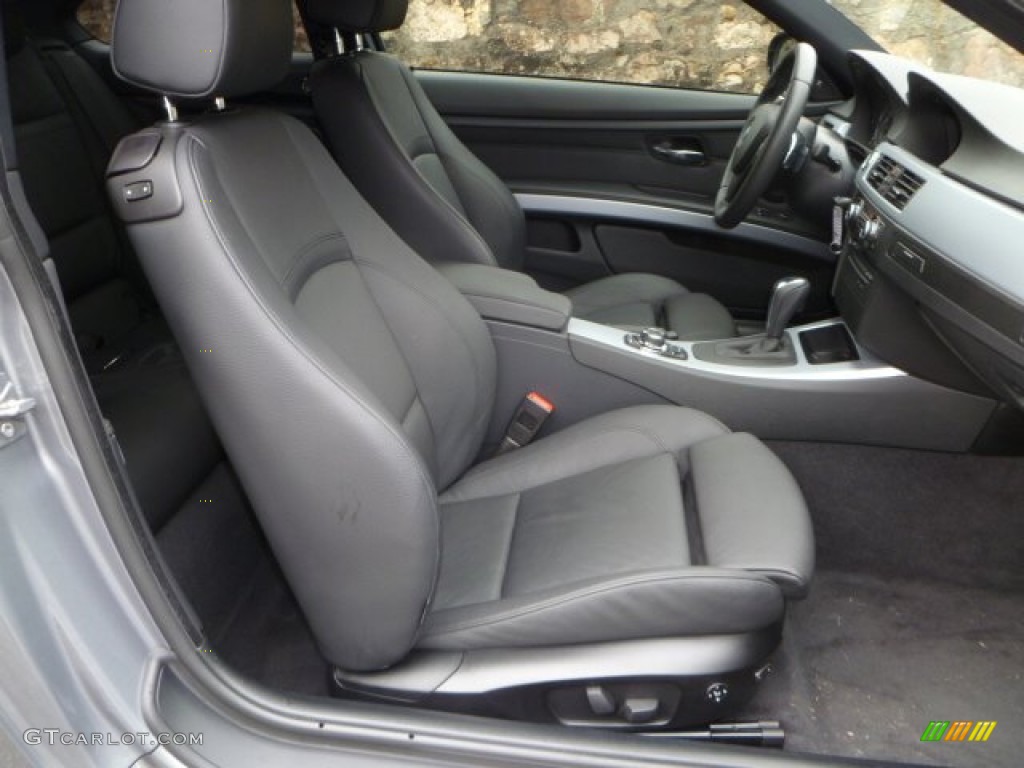 2010 3 Series 335i Coupe - Space Gray Metallic / Black photo #9