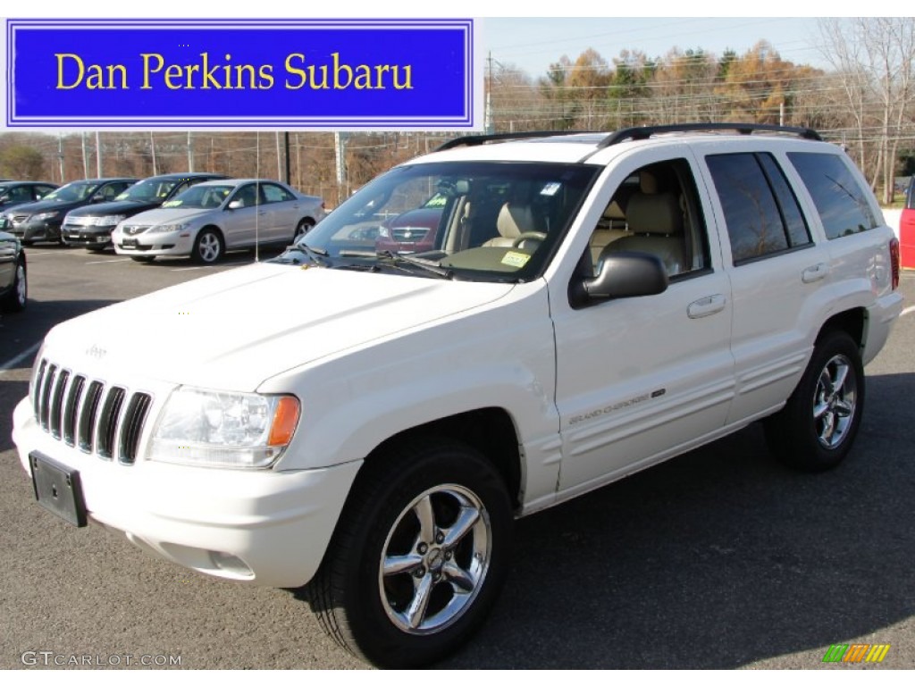 Stone White Jeep Grand Cherokee