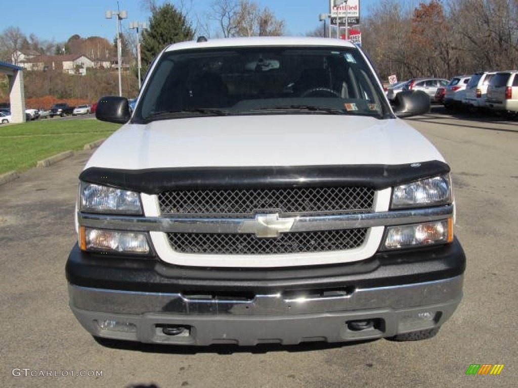 2005 Silverado 1500 Z71 Extended Cab 4x4 - Summit White / Dark Charcoal photo #6