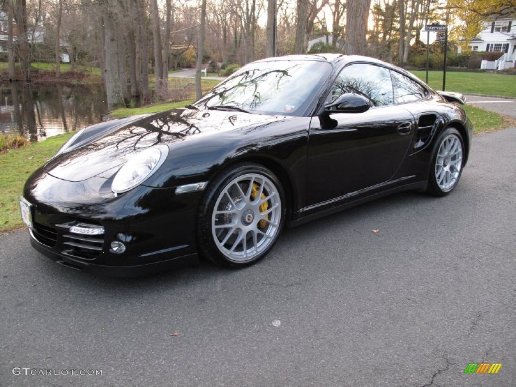 Black 2011 Porsche 911 Turbo S Coupe Exterior Photo #56996282