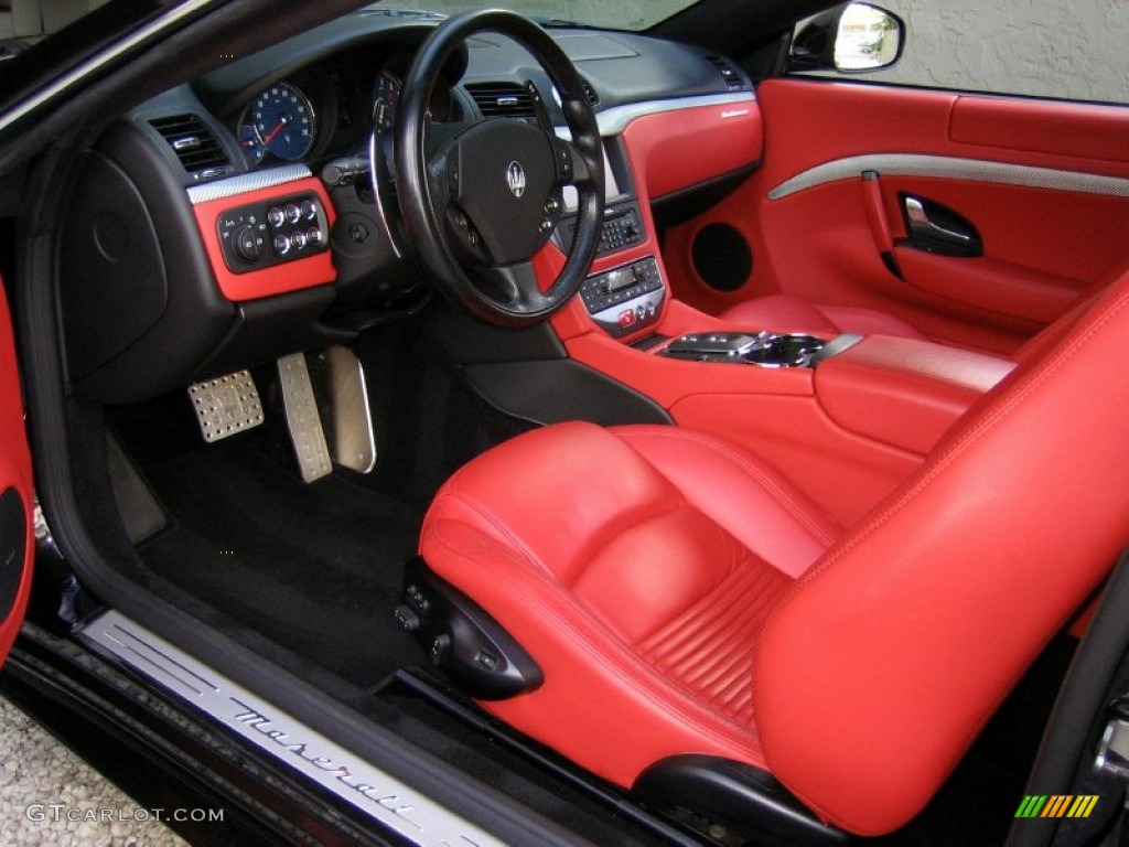 Rosso Corallo Interior 2009 Maserati GranTurismo S Photo #56996370
