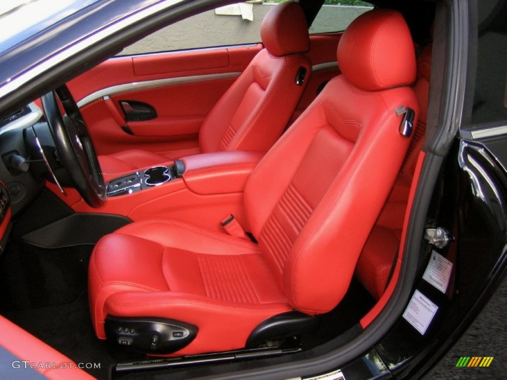 Rosso Corallo Interior 2009 Maserati GranTurismo S Photo #56996378
