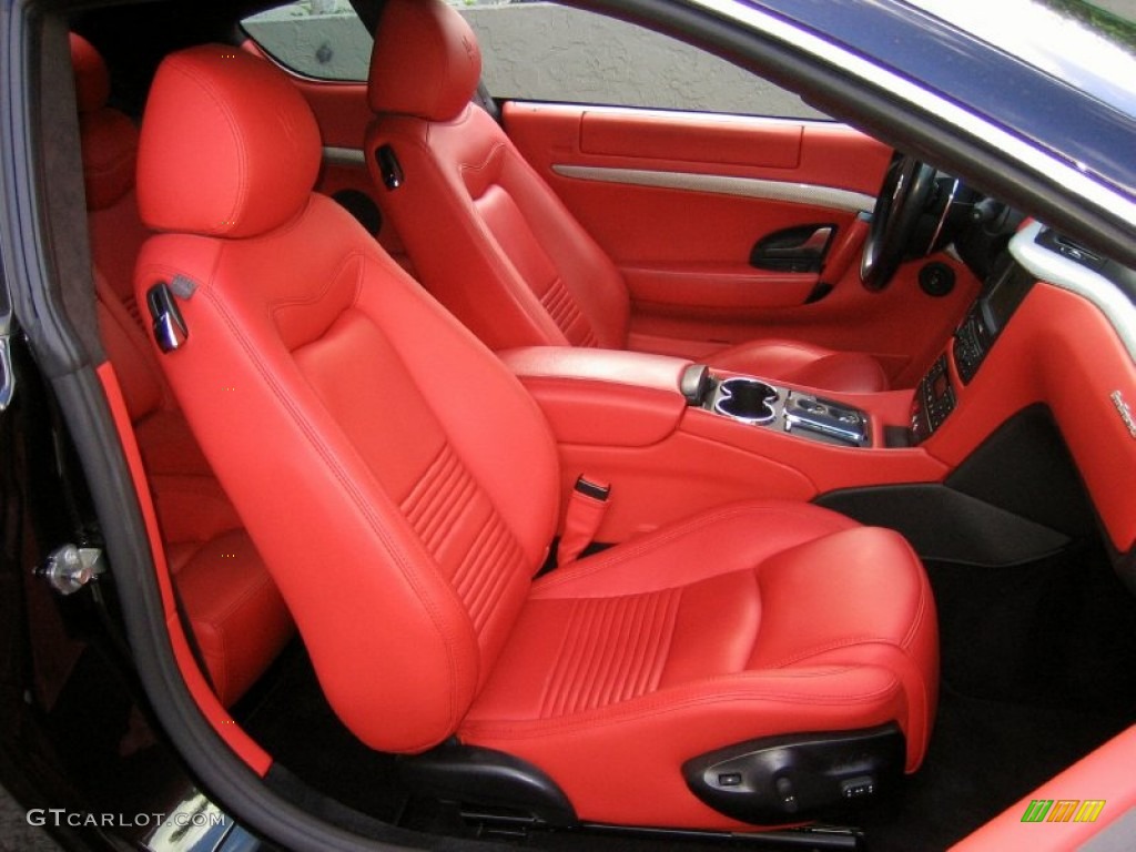 Rosso Corallo Interior 2009 Maserati GranTurismo S Photo #56996407