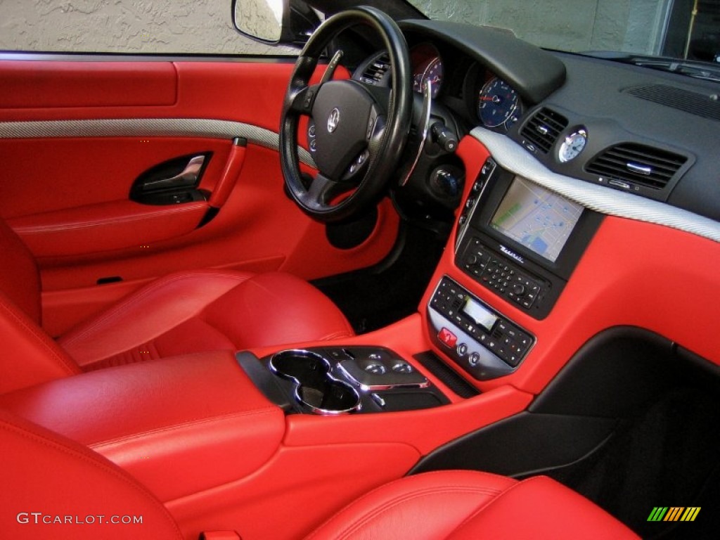 2009 Maserati GranTurismo S Rosso Corallo Dashboard Photo #56996453