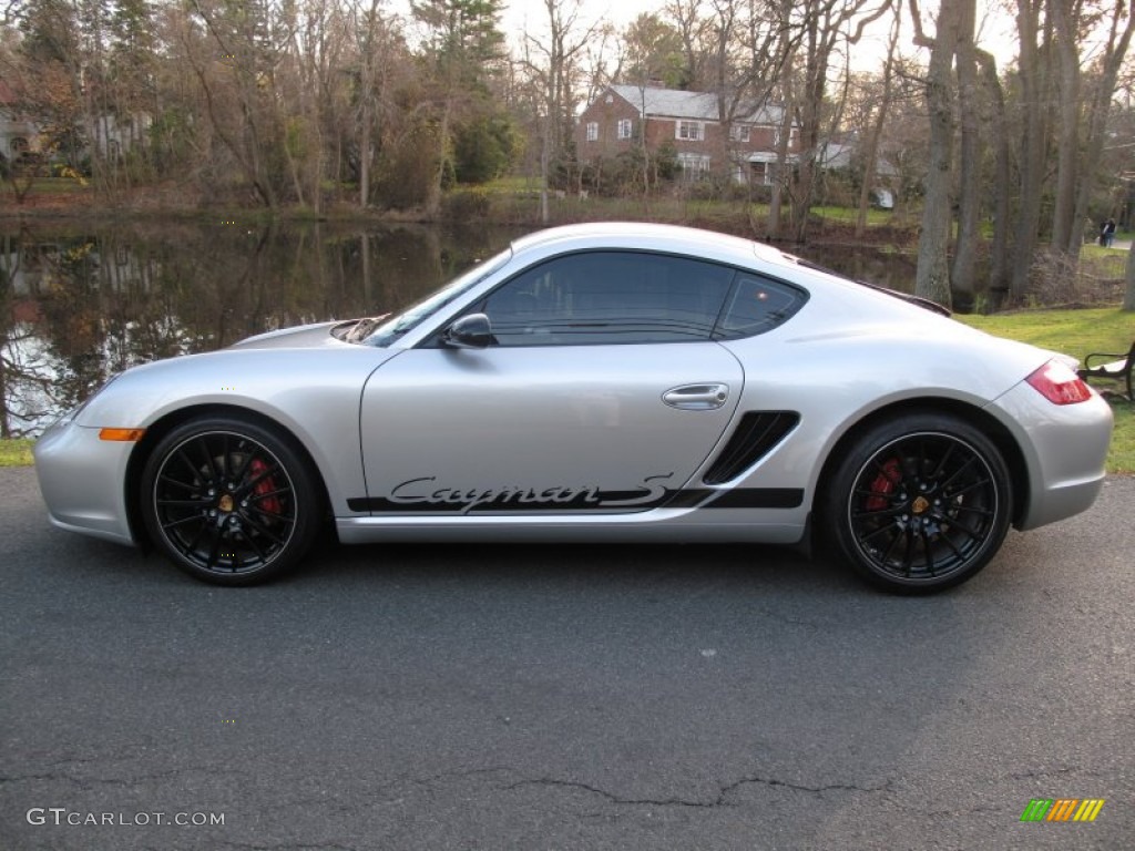 Arctic Silver Metallic 2008 Porsche Cayman S Sport Exterior Photo #56996483