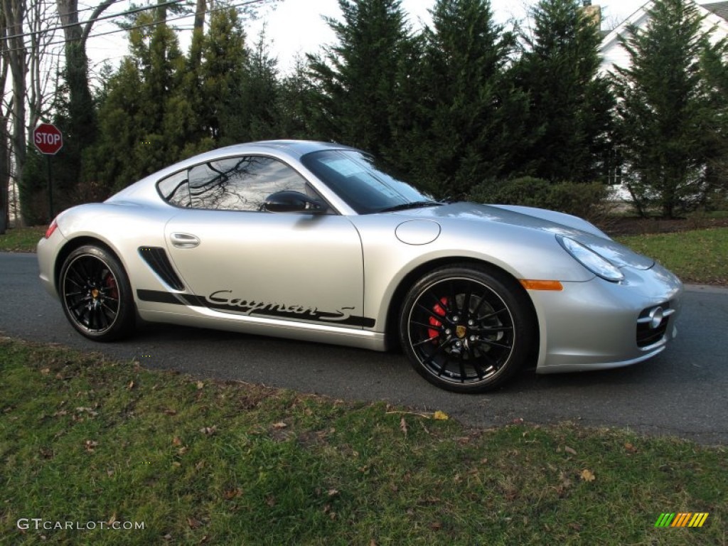 Arctic Silver Metallic 2008 Porsche Cayman S Sport Exterior Photo #56996522