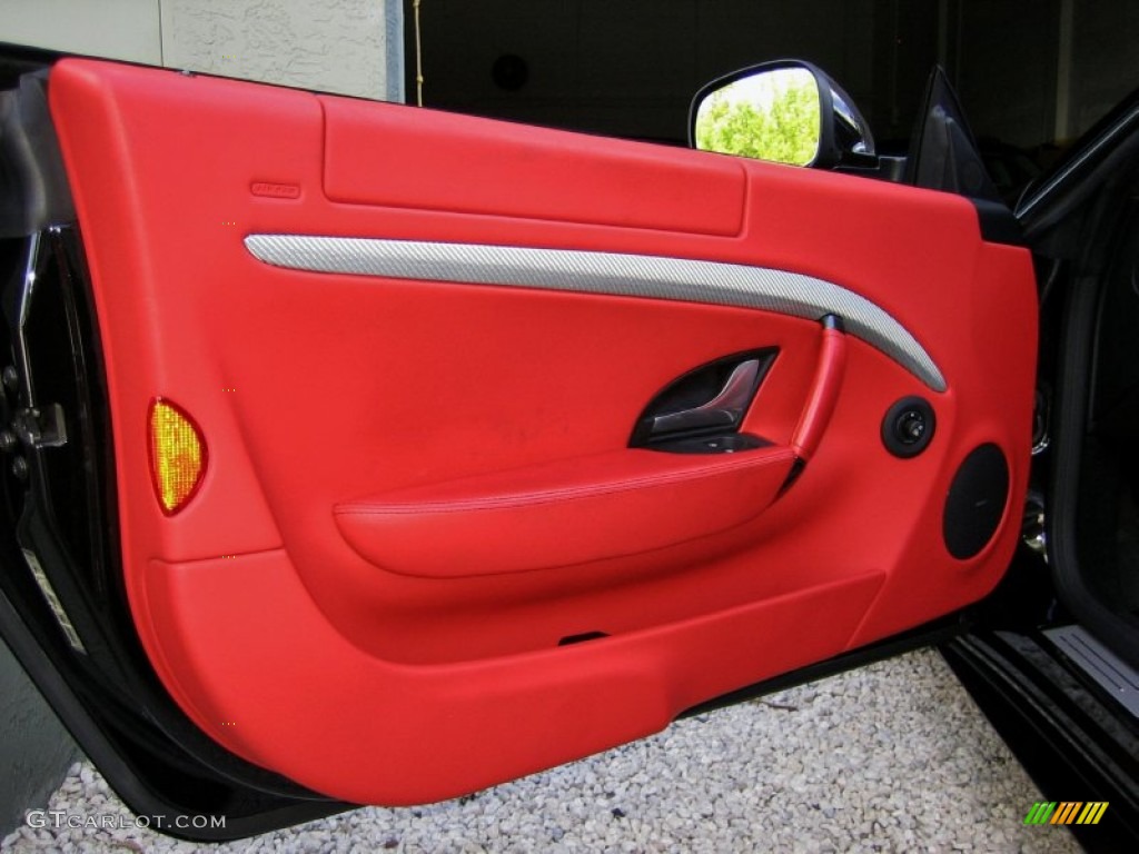 2009 Maserati GranTurismo S Rosso Corallo Door Panel Photo #56996534