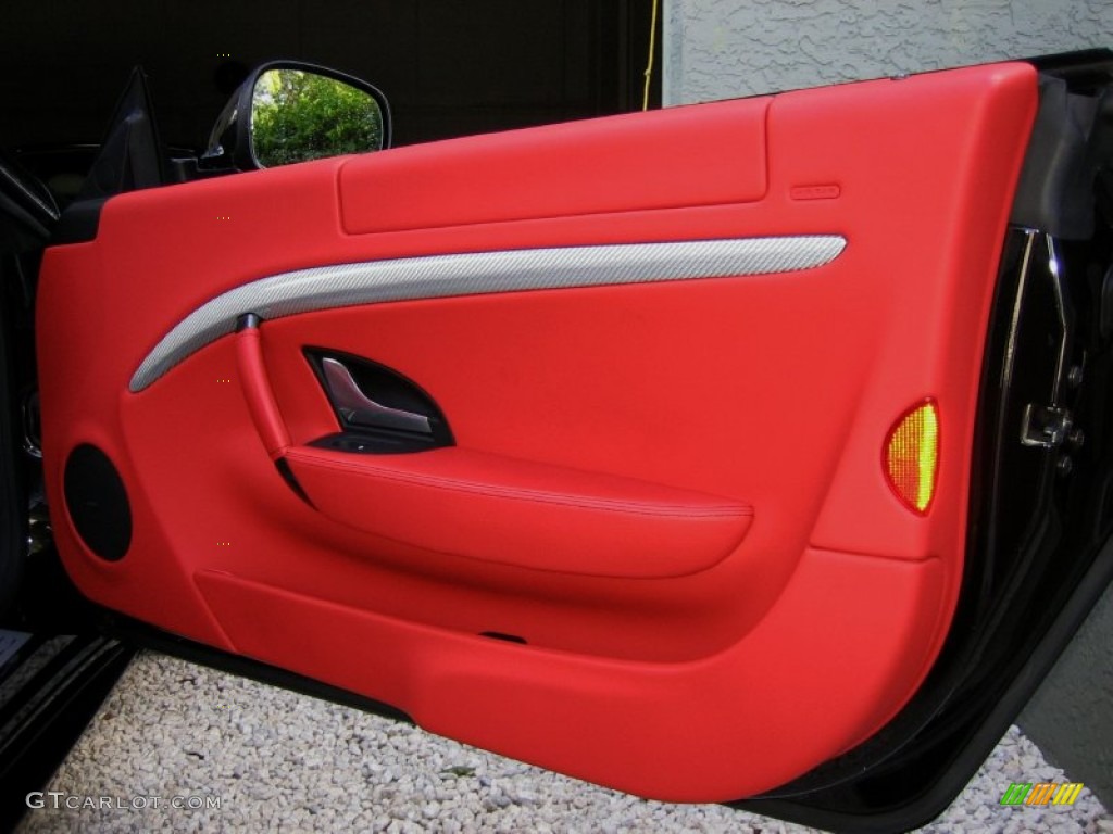 2009 Maserati GranTurismo S Rosso Corallo Door Panel Photo #56996540