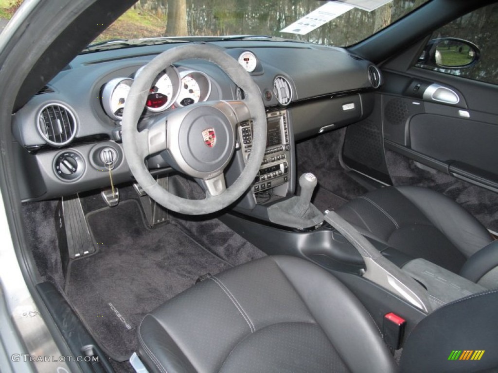 2008 Porsche Cayman S Sport Black Dashboard Photo #56996552