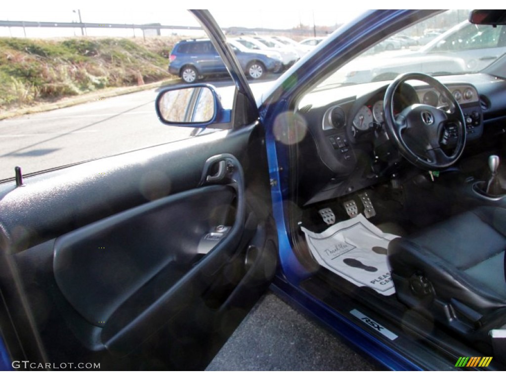 2004 RSX Type S Sports Coupe - Arctic Blue Pearl / Ebony photo #15