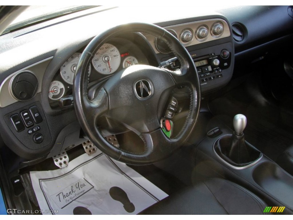 2004 RSX Type S Sports Coupe - Arctic Blue Pearl / Ebony photo #16