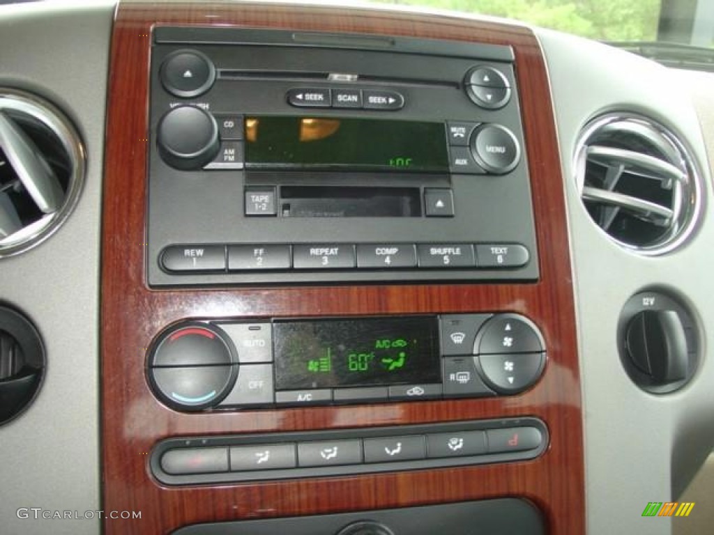 2006 F150 Lariat SuperCrew - Medium Wedgewood Blue Metallic / Tan photo #8