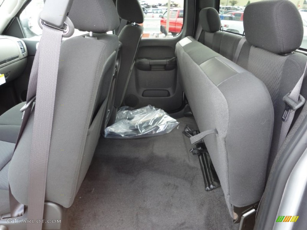 2011 Silverado 1500 LS Extended Cab 4x4 - Sheer Silver Metallic / Dark Titanium photo #13