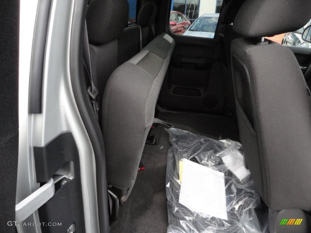 2011 Silverado 1500 LS Extended Cab 4x4 - Sheer Silver Metallic / Dark Titanium photo #15