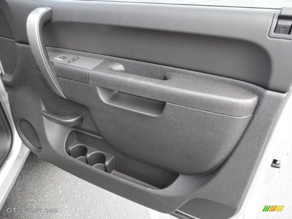2011 Silverado 1500 LS Extended Cab 4x4 - Sheer Silver Metallic / Dark Titanium photo #16