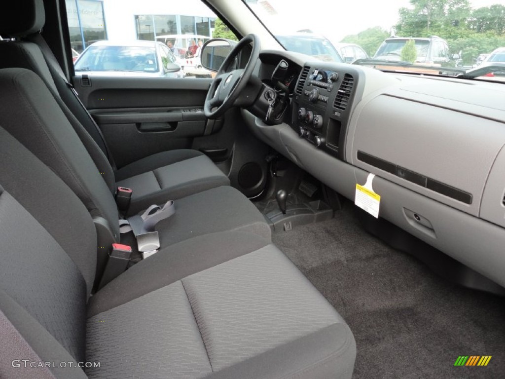 2011 Silverado 1500 LS Extended Cab 4x4 - Sheer Silver Metallic / Dark Titanium photo #17