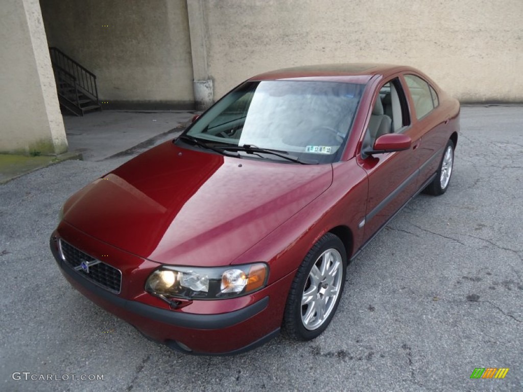Ruby Red Metallic 2004 Volvo S60 2.5T AWD Exterior Photo #56999655