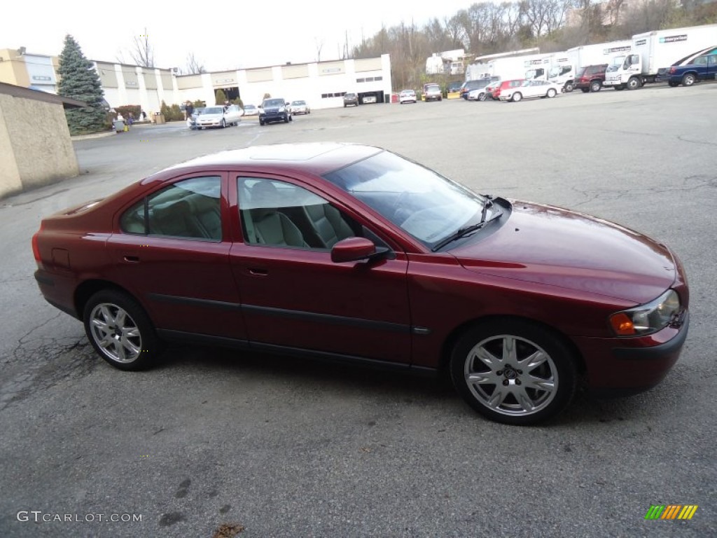 2004 S60 2.5T AWD - Ruby Red Metallic / Taupe/Light Taupe photo #6