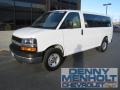 2011 Summit White Chevrolet Express LT 3500 Passenger Van  photo #1