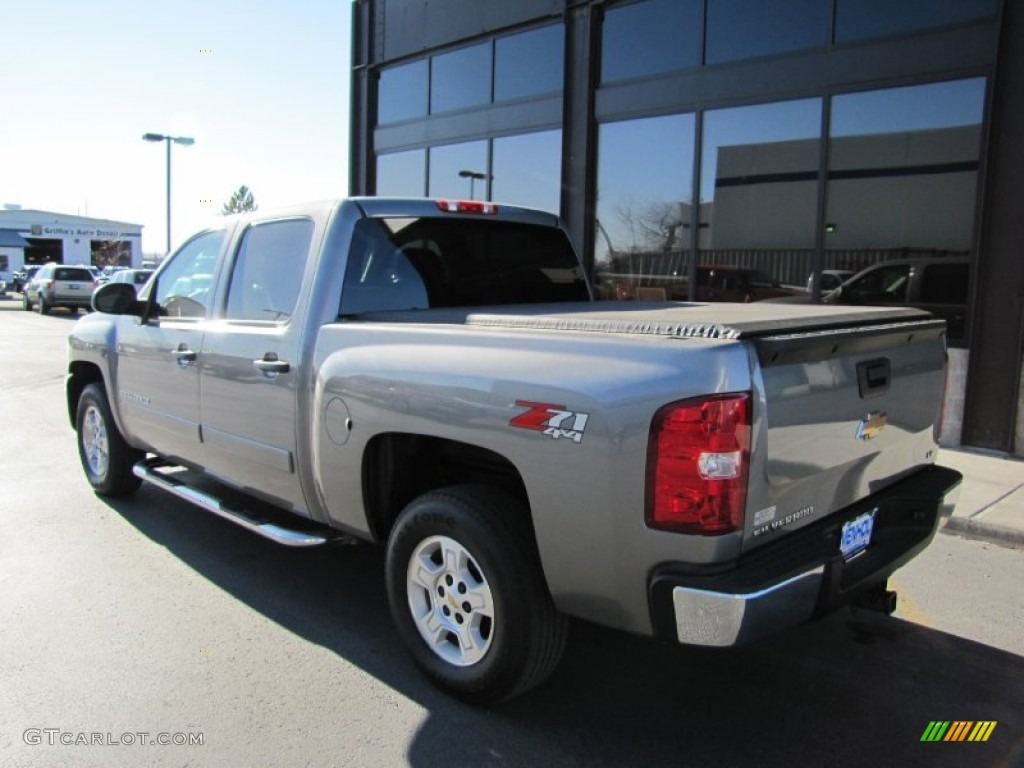 2007 Silverado 1500 LT Z71 Crew Cab 4x4 - Graystone Metallic / Ebony Black photo #27