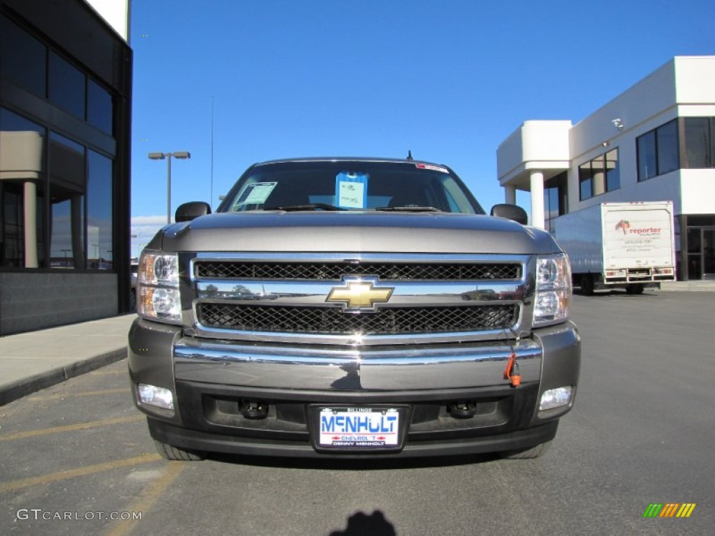 2007 Silverado 1500 LT Z71 Crew Cab 4x4 - Graystone Metallic / Ebony Black photo #30