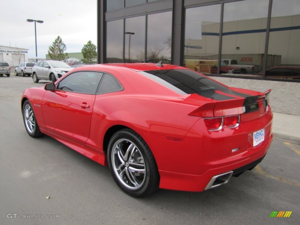 2011 Camaro LS Coupe - Victory Red / Black photo #24