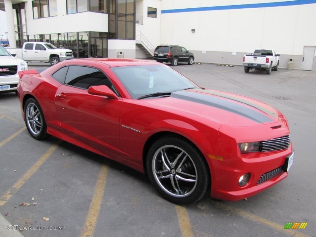 2011 Camaro LS Coupe - Victory Red / Black photo #25