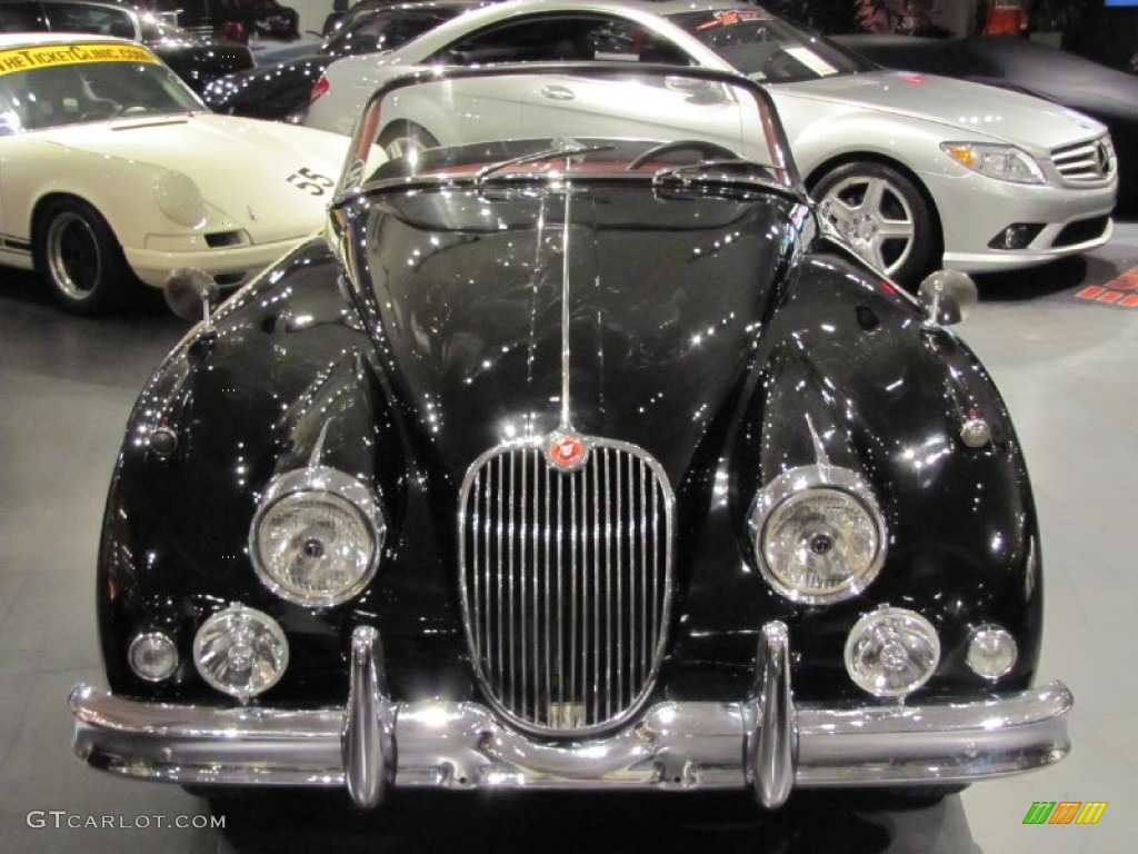 Black 1958 Jaguar XK 150 Roadster Exterior Photo #57003881