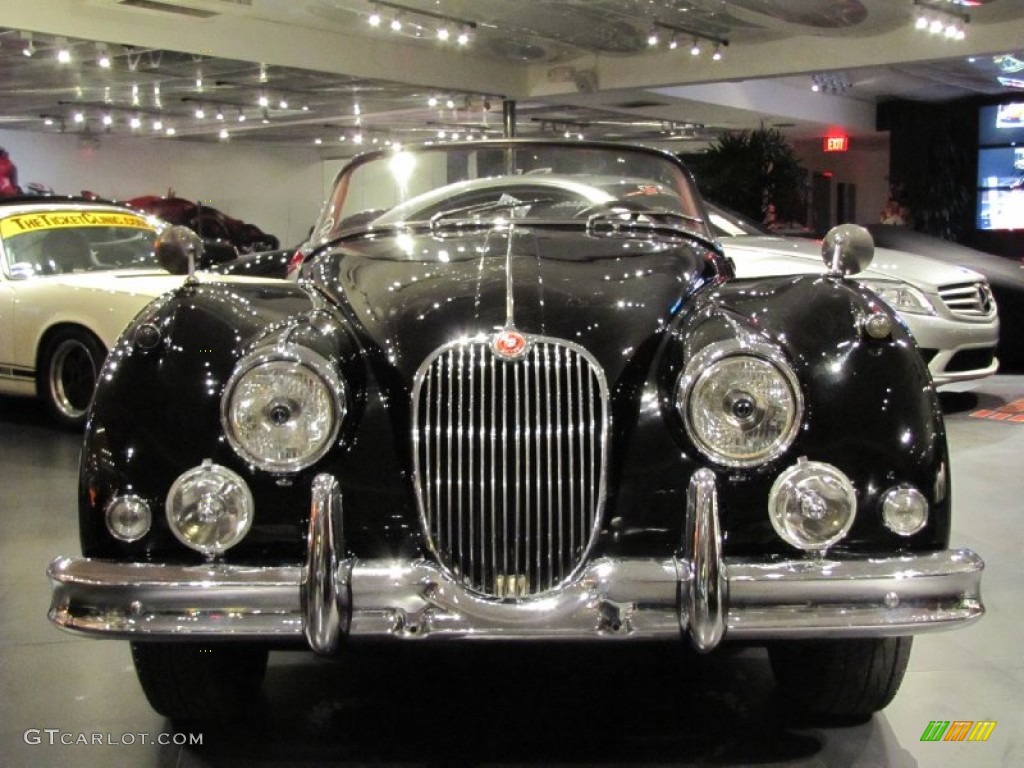 Black 1958 Jaguar XK 150 Roadster Exterior Photo #57003924