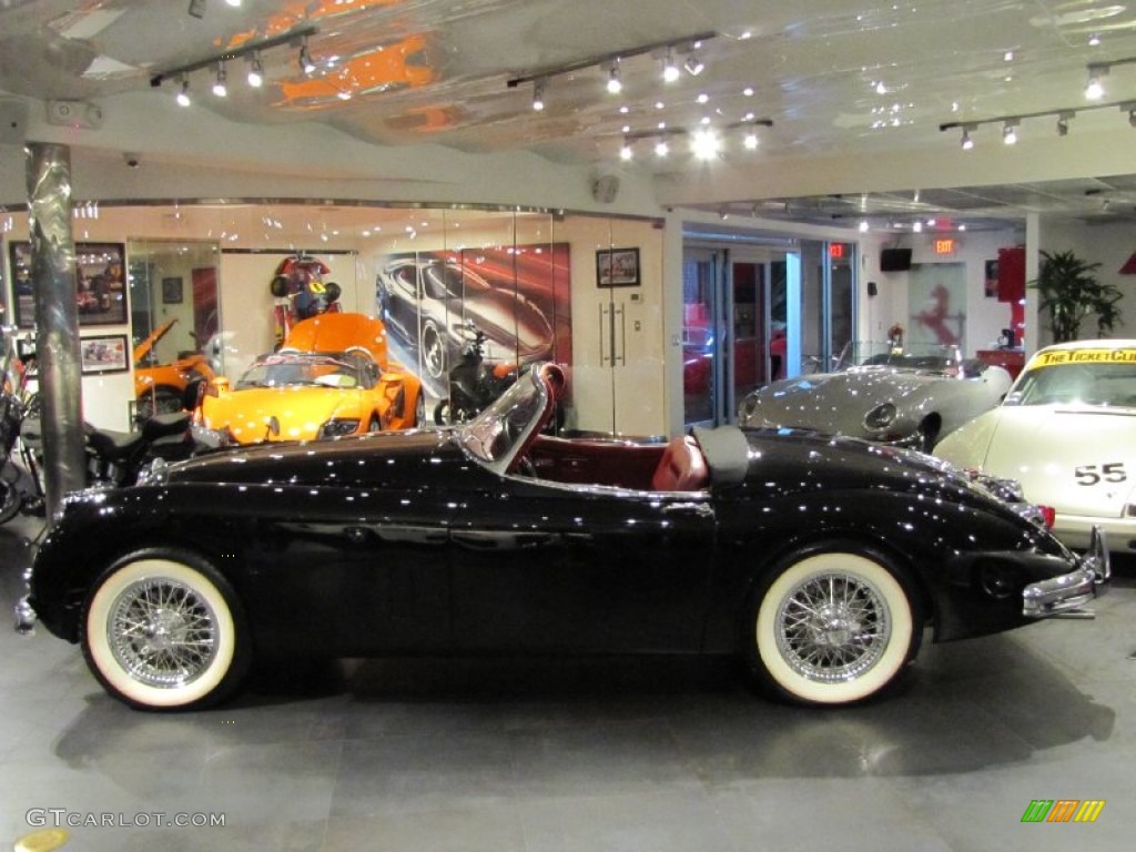 Black 1958 Jaguar XK 150 Roadster Exterior Photo #57003955
